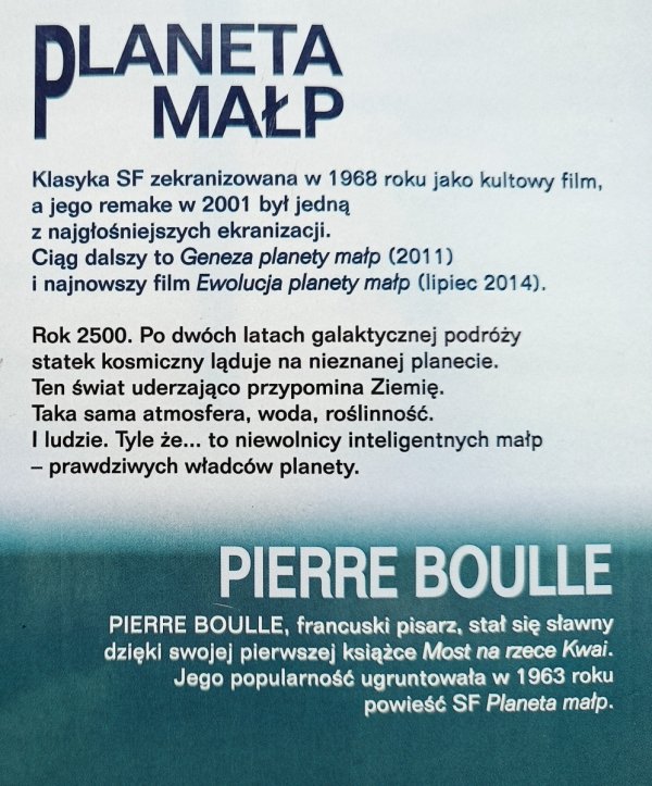 Pierre Boulle Planeta Małp