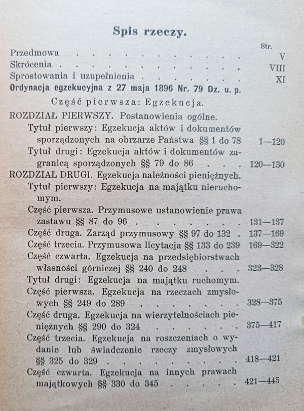 de Boreo, Józef Windakiewicz Ordynacja egzekucyjna / 1926