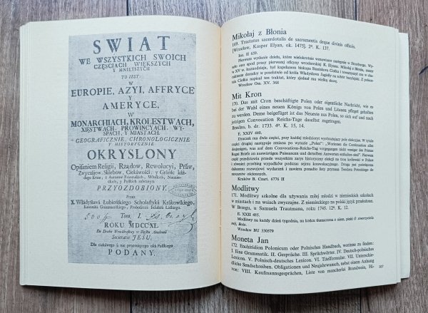 Książka polska wydawana na Śląsku w XV-XVIII wieku
