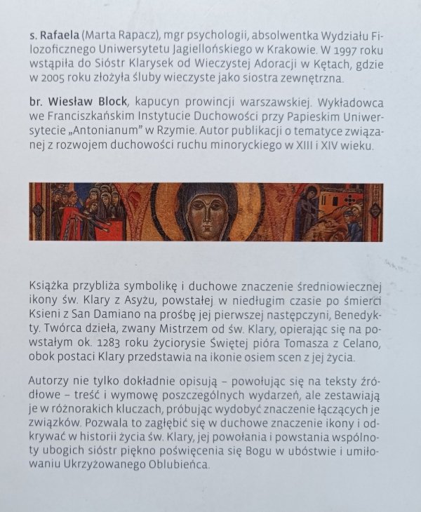 Ikona św. Klary z Asyżu. Symbolika i duchowość