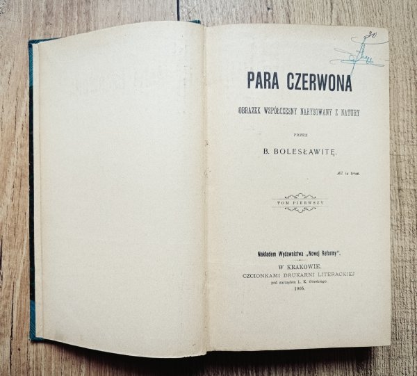 Józef Ignacy Kraszewski Para czerwona