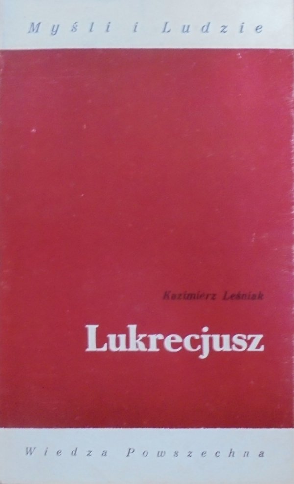 Kazimierz Leśniak • Lukrecjusz