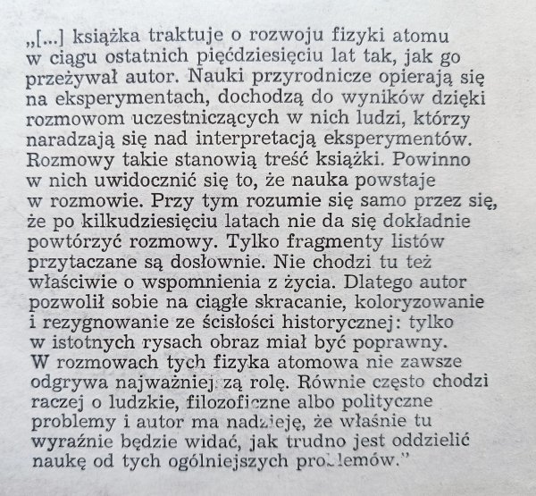 Werner Heisenberg Część i całość