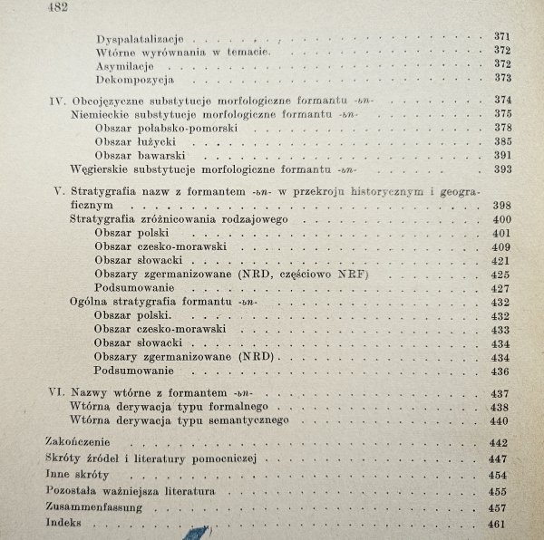 Henryk Borek Zachodniosłowiańskie nazwy toponimiczne z formantem -ьn-