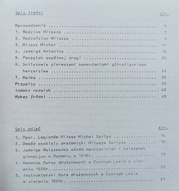 Tadeusz Czylok Geneza i powstanie katowickiego harcerstwa: Jadwiga i Miłosz Sołtysowie (do 1921 roku)