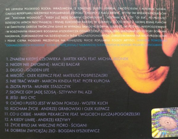 Odnalezione piosenki Bogdana Łyszkiewicza CD