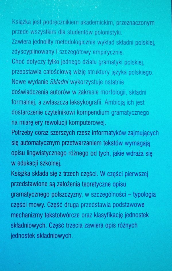 Składnia współczesnego języka polskiego