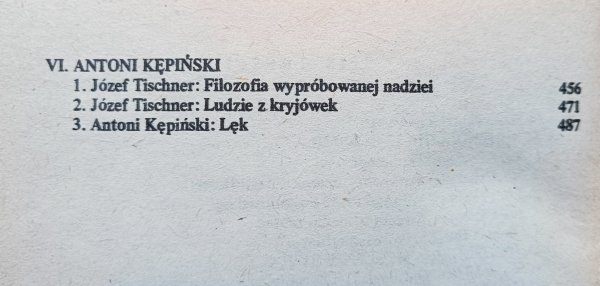 red. Józef Tischner Filozofia współczesna