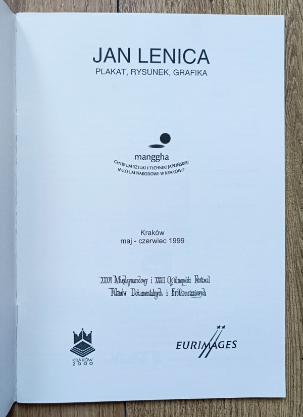Jan Lenica: plakat, rysunek, grafika / katalog wystawy