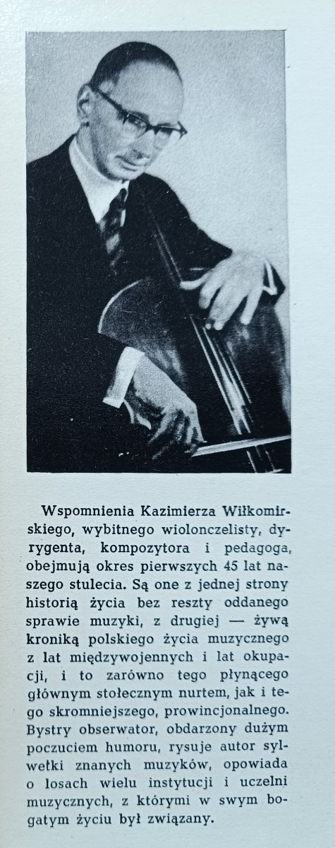 Kazimierz Wiłkomirski Wspomnienia
