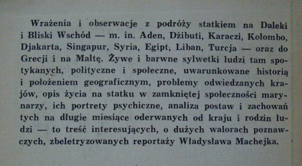 Władysław Machejek • Opowieści transkontynentalne. Płyń, łajbo moja [dedykacja autora]
