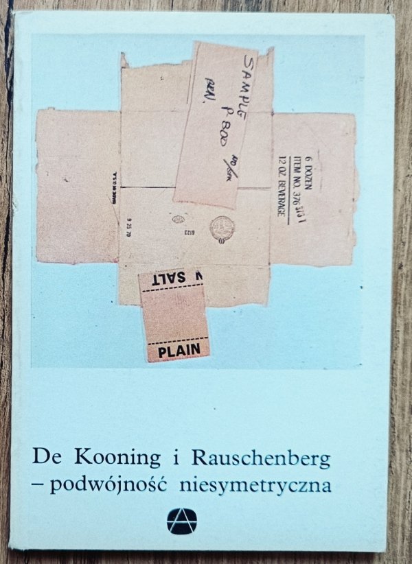 De Kooning i Rauschenberg - podwójność niesymetryczna