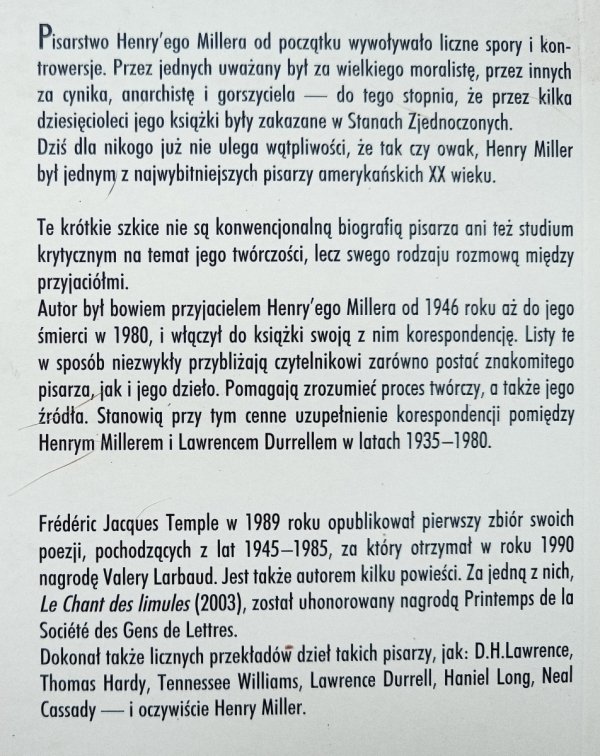 Frederic Jacques Temple Henry Miller