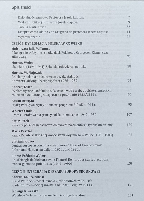 Polska - Europa Środkowa - Europa Zjednoczona. Księga Jubileuszowa dedykowana Profesorowi Józefowi Łaptosowi