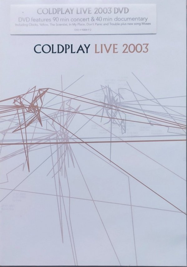 Coldplay Live 2003 DVD