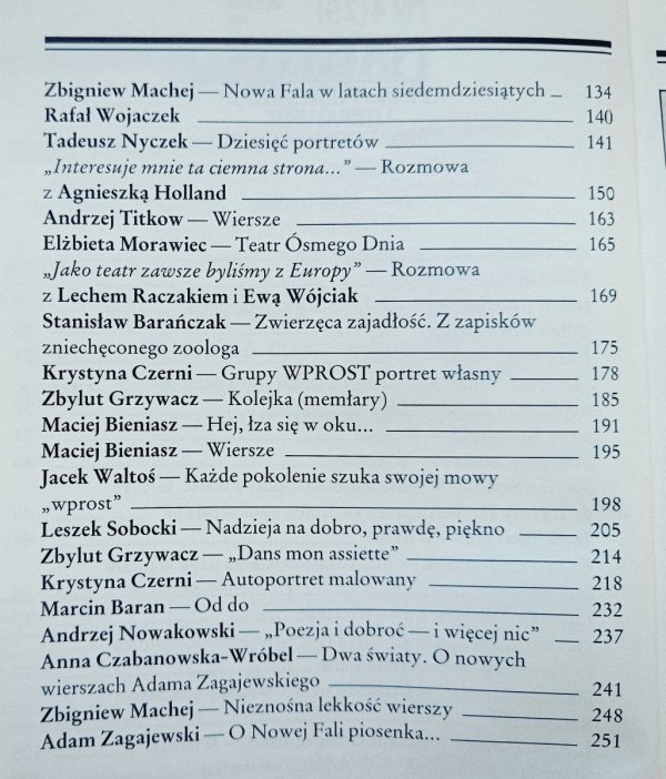 Nagłos 4 (29) 1991 Barańczak, Krynicki, Lipska, Moczulski