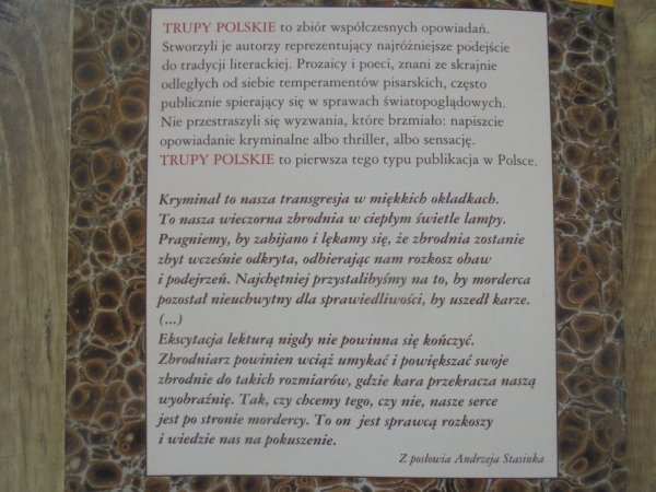Polskiej Kolekcji Kryminalnej Tom 1 • Trupy Polskie [Świetlicki, Shuty, Pilipiuk, Ziemiański, Dukaj]