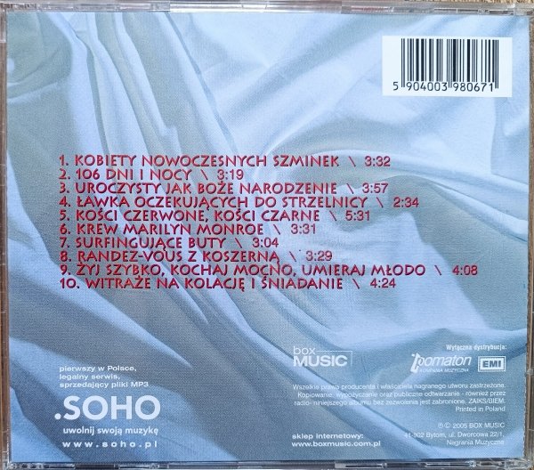 Róże Europy Krew Marilyn Monroe CD