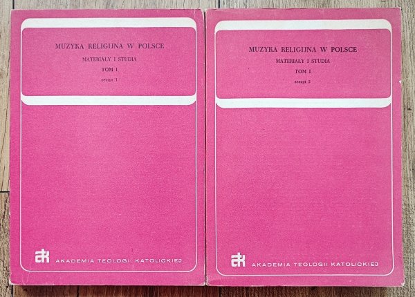 Muzyka religijna w Polsce tom 1 [komplet]
