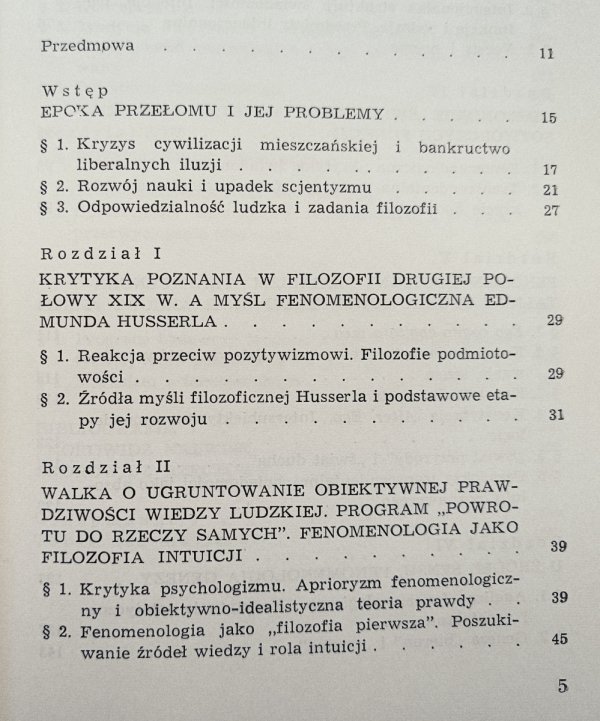 Karol Martel U podstaw fenomenologii Husserla