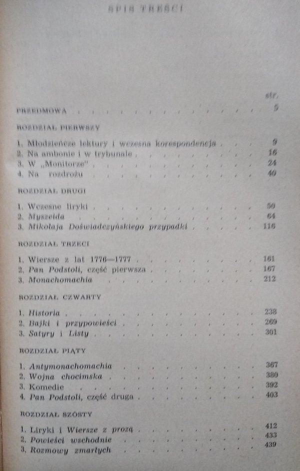 Mieczysław Piszczkowski • Ignacy Krasicki. Monografia literacka 
