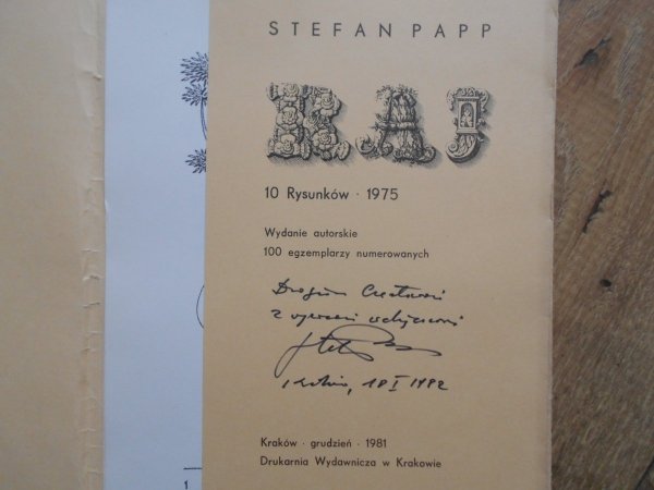 Stefan Papp • Raj. Teka 10 rysunków