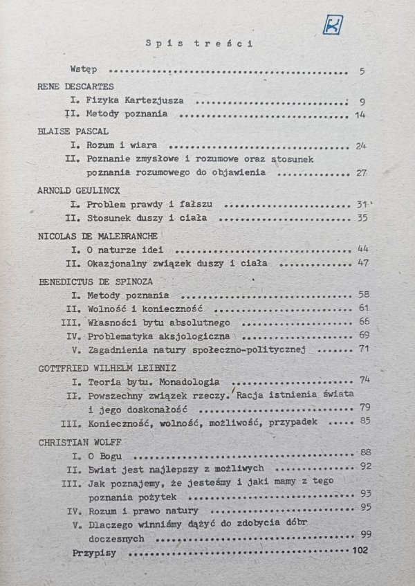 Racjonalizm nowożytny. Wybrane teksty / Leibniz Spinoza Wolff Malebranche