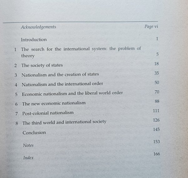 James Mayall Nationalism and International Society