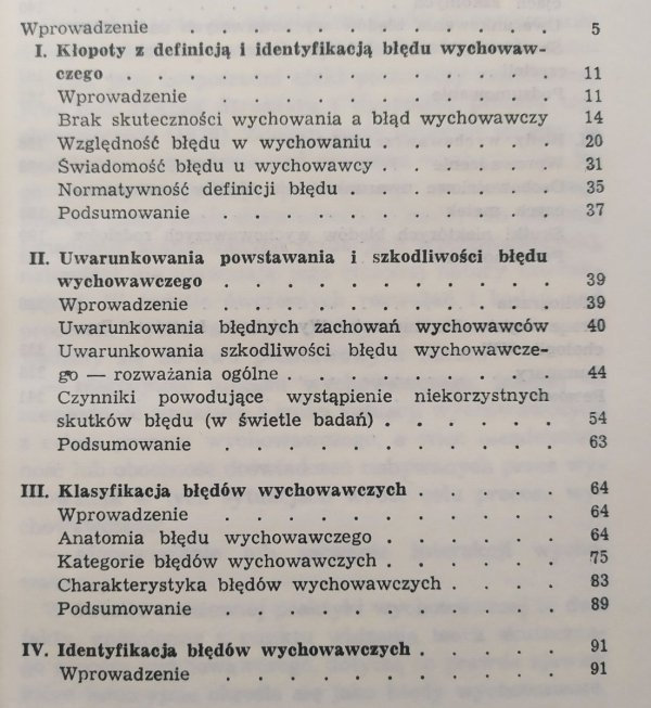 Antonina Gurycka Błąd w wychowaniu
