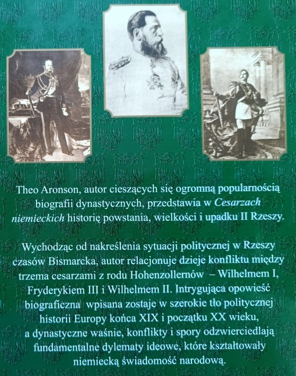 Theo Aronson Cesarze niemieccy 1871-1918
