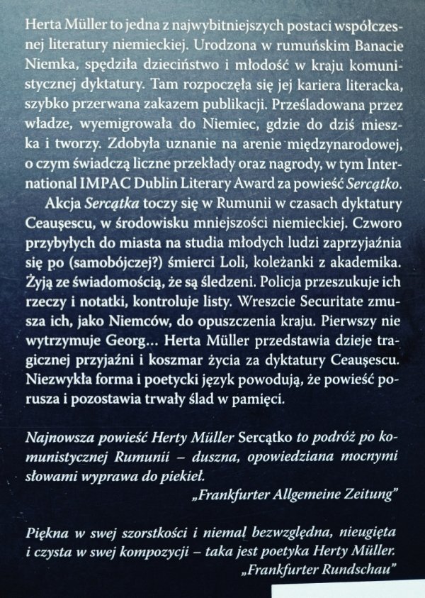 Herta Muller Sercątko