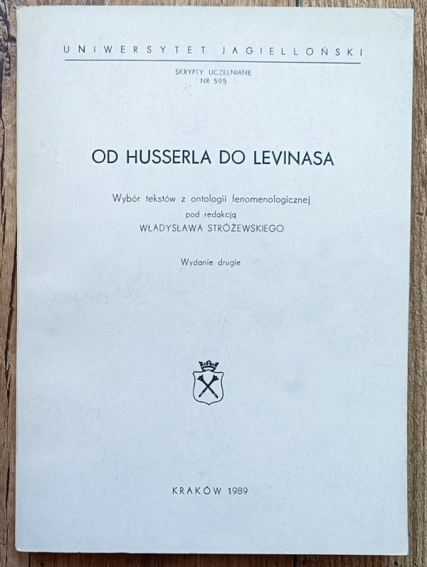 Od Husserla do Levinasa. Wybór tekstów z ontologii fenomenologicznej