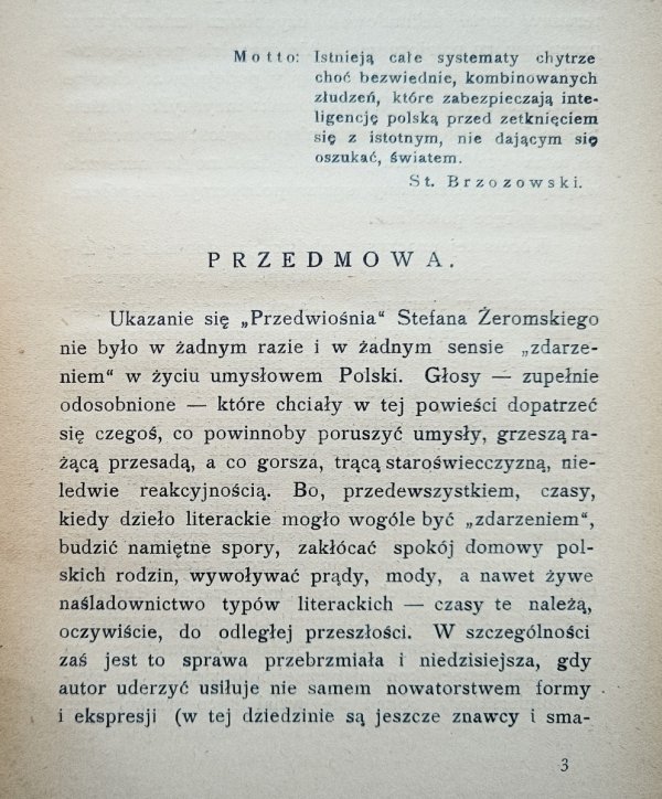 Julian Bonowicz Stefana Żeromskiego tragedia pomyłek