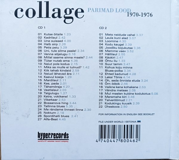 Collage Parimad Lood 1970-1976 2CD