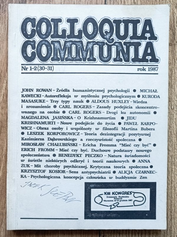 Colloquia Communia 1-2/1987