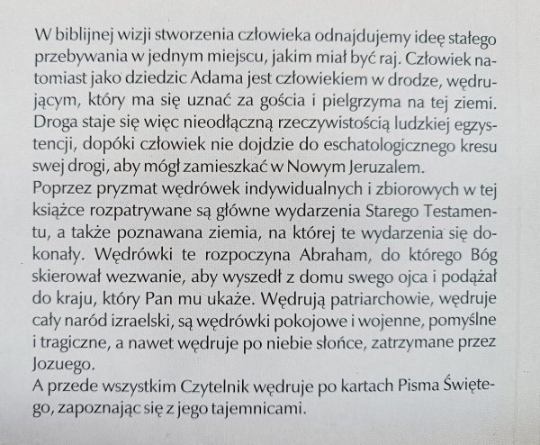 Tomasz Jelonek Wędrówki biblijne
