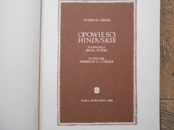 Sudhin N. Ghose • Opowieści hinduskie [Indie, hinduizm]
