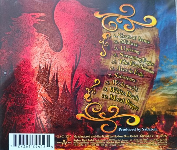 Sabaton Coat of Arms CD