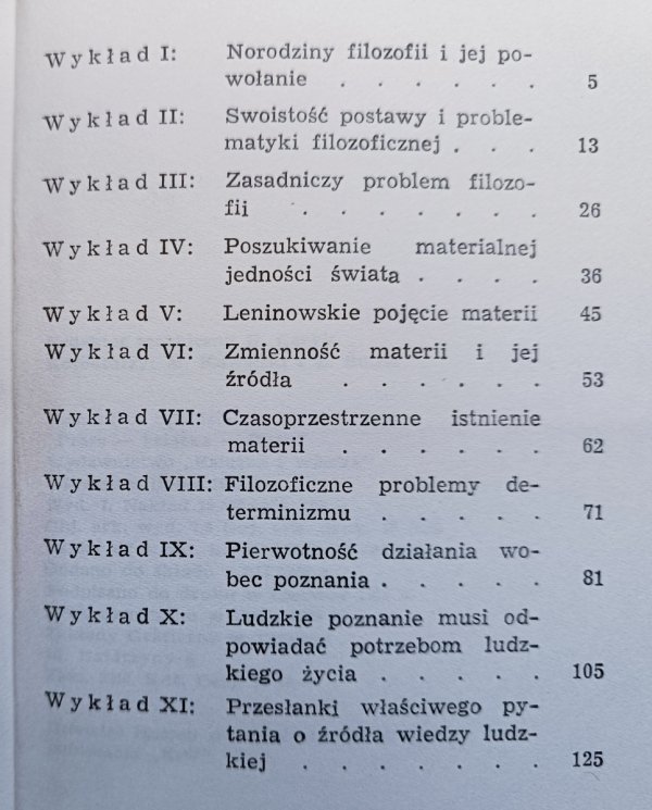 Zdzisław Cackowski Jedność i wielość. Działanie i poznawanie