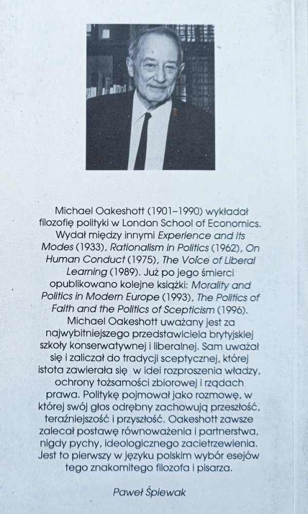 Michael Oakeshott Wieża Babel i inne eseje