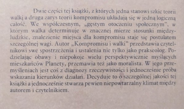 Jarosław Rudniański Kompromis i walka