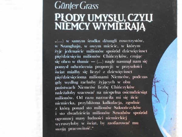 Gunter Grass • Płody umysłu czyli Niemcy wymierają [Nobel 1999]