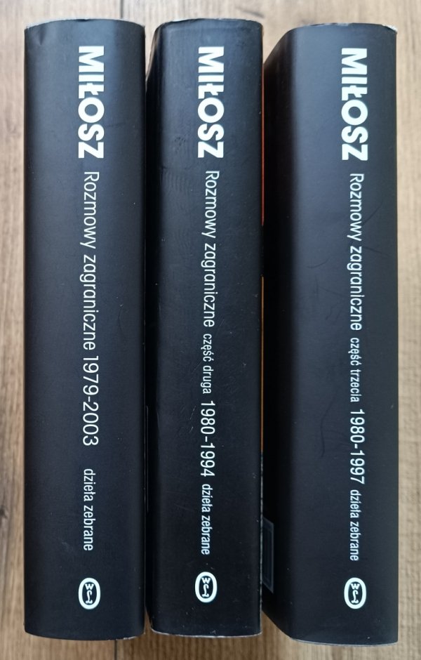 Czesław Miłosz Rozmowy zagraniczne 1/3 komplet