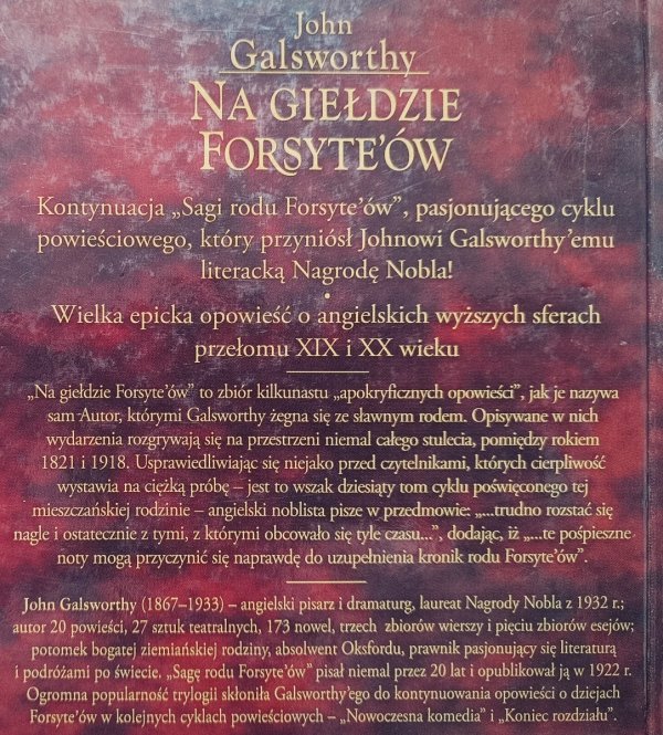 John Galsworthy Saga rodu Forsyte'ów: Na giełdzie Forsyte'ów