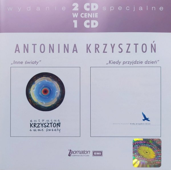 Antonina Krzysztoń Inne światy / Kiedy przyjdzie dzień 2CD