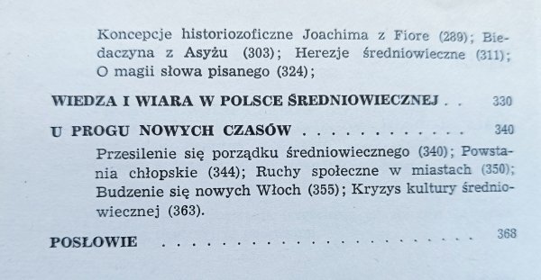 Tadeusz Manteuffel Kultura Europy średniowiecznej