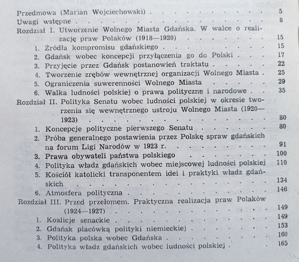 Andrzej Drzycimski Polacy w Wolnym Mieście Gdańsku w latach 1920-1933