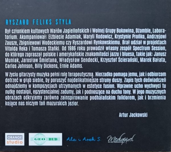 Ryszard Feliks Styła Świat gitarą malowany. Gitarowe wędrowanie 1995-2020 CD