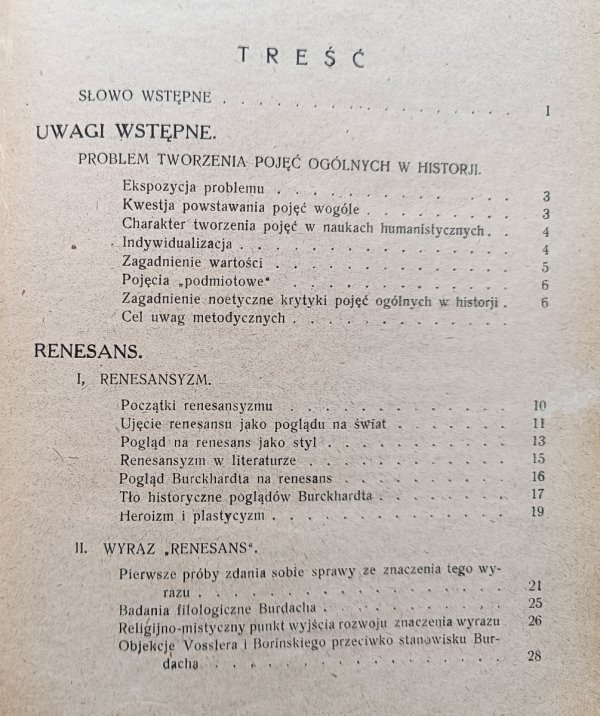 Zygmunt Łempicki Renesans, oświecenie, romantyzm / 1923