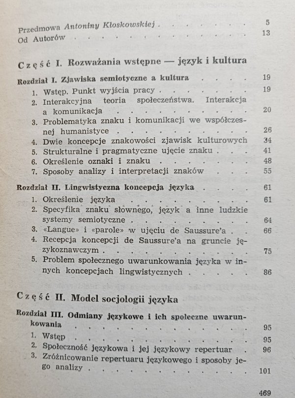 Zróżnicowanie językowe a struktura społeczna